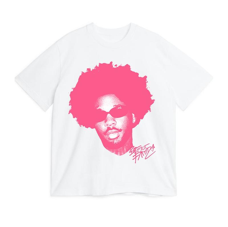 Brent Faiyaz Pink T-Shirt, Rap Tee Gift For Fans