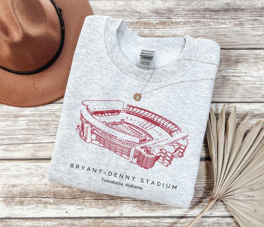 Alabama Football Stadium Sweatshirt, University Football Sweatshirt, Football NCAA Sweatshirt, Classic Sport Sweatshirt, Gift for Football Fan Sport M