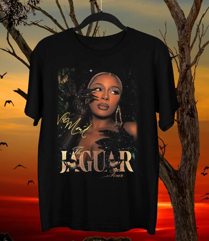 Victoria Monet Signature Jaguar II Tour Black All Size Shirt S-3XL
