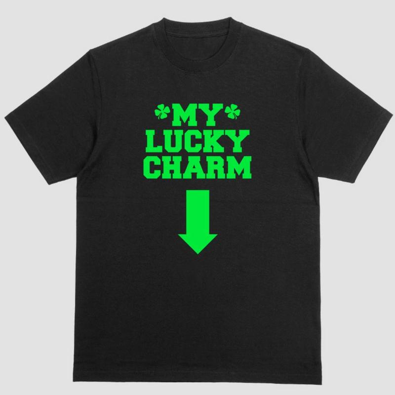 MY LUCKY CHARM, Short sleeve St Pats shirt
