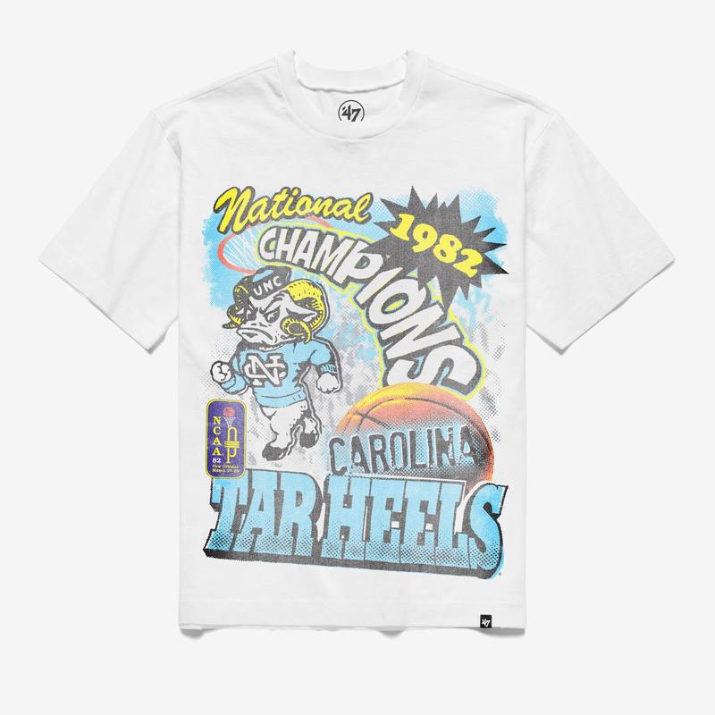 NORTH CAROLINA TAR HEELS UNC BONANZA FOUNDATION TEE, VINTAGE GRAPHIC TEES, TP