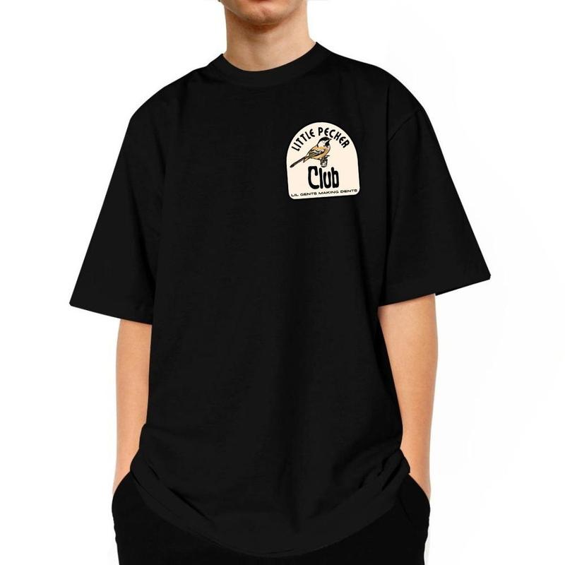 For Men T-shirt,2 side - Crewneck Gildan,Little Pecker club T-shirt, Unisex Classic Cotton