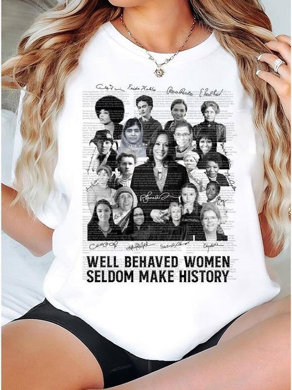 Well Behaved Women Shirt, Harris Walz 2024 Shirt, Kamala Harris Shirt, Women Rights Shirt, Feminist Shirt