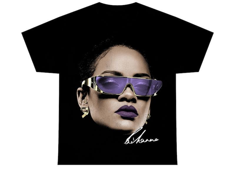 RIHANNA T-SHIRT  Rare Concert Merch Rap Tee  Hip Hop Graphic Tour Rap Style Rihanna Drake Travis Scott Type - Unisex T-Shirt, Long Tee, Hoodie, Sweats