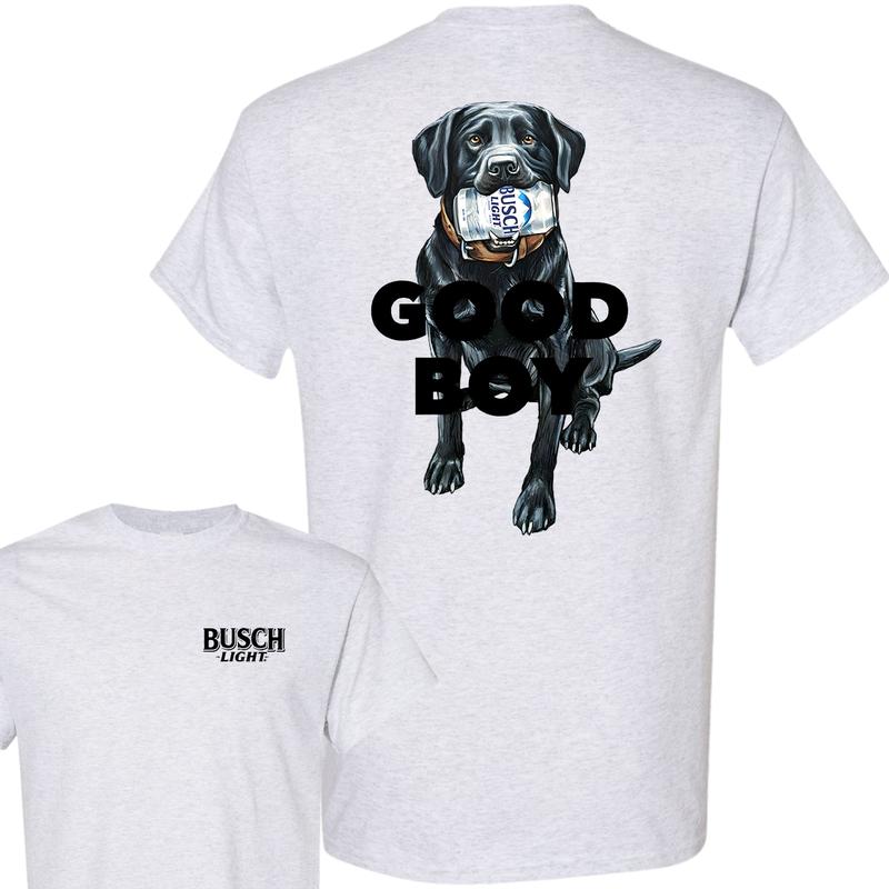 Busch Light Good Boy T-Shirt, Beer Lover Graphic T-Shirt, Full Color T-Shirt, For Men, For Women