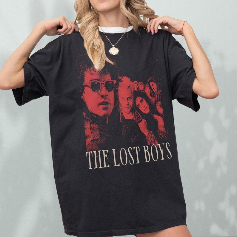 The Lost Boys Movie T-Shirt, Retro Horror Movie Graphic Tshirt, Kiefer Sutherland Jason Patric Lost Boys Shirt, Gift for Movie Lover