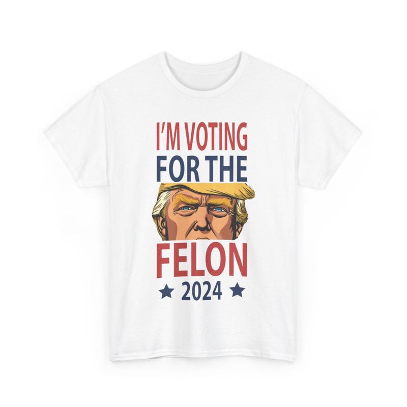 Trump Felon Unisex Heavy Cotton Tee