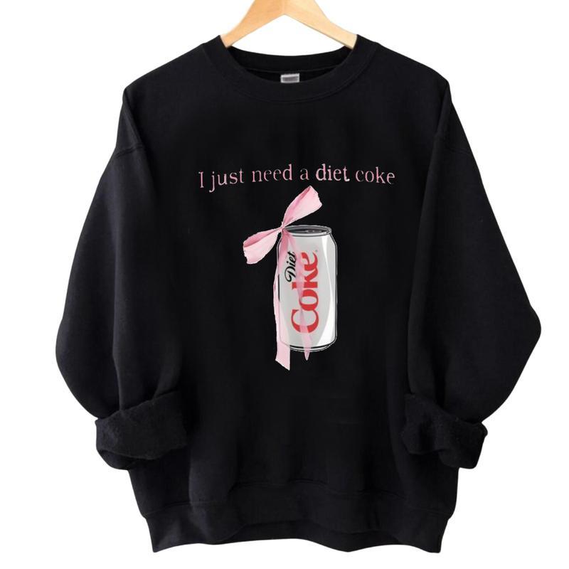 Diet Coke Sweatshirt, Diet Coke humor Sweatshirt, Til Death Humor, Diet Coke Crewneck Sweatshirt, Trendy Shirt