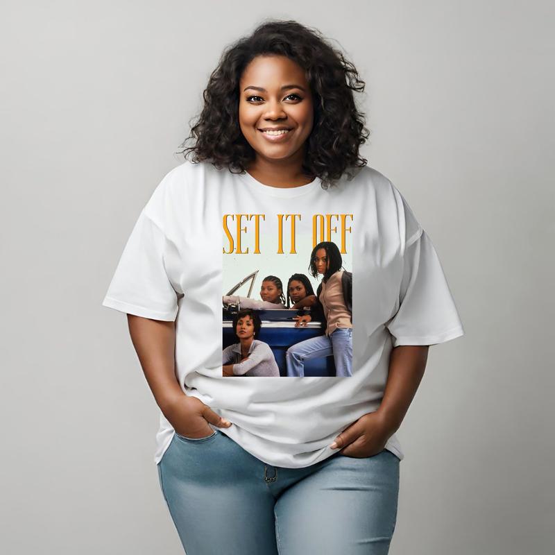 Set It Off Shirt, 90s Style Graphic T-shirt,  Set it Off Sublimation Shirt, Set It Off Tee Shirt, Gift For Fan