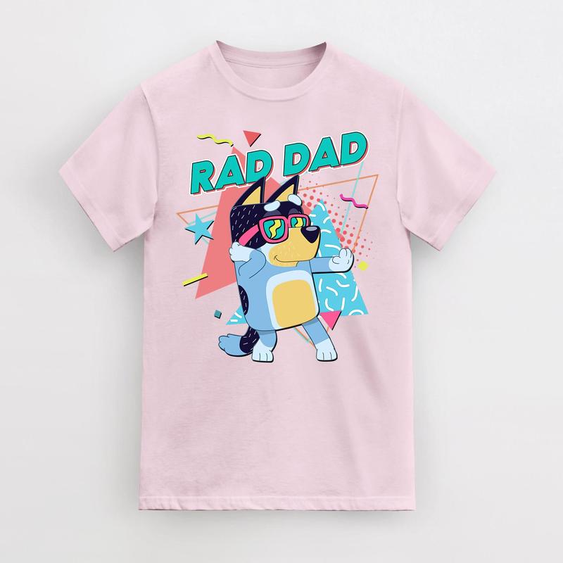 Rad Dad Bluey Shirt, Bluey Bandit Shirt, Father Day Tee, Bluey Dad Shirt, Bluey Family Shirt, Rad Dad Shirt, Fathers Day Gift, Gift for Dad