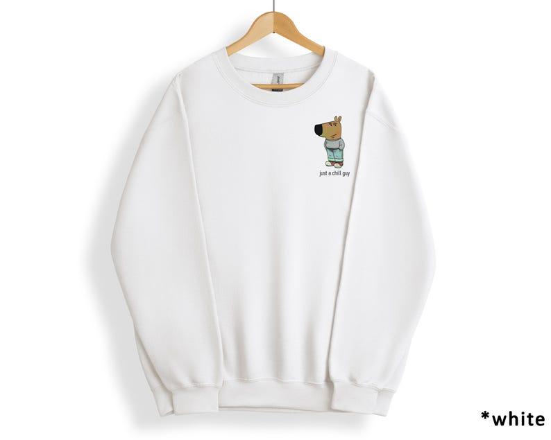 Just A Chill Guy Sweatshirt, Viral Cartoon Hoodie, Chill Guy Meme Sweatshirt, Boyfriend Sweater, TikTok Meme Shirt