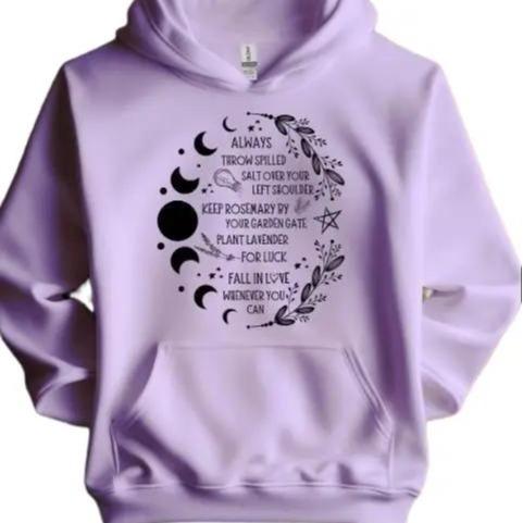 Practical Magic Salt Rosemary Lavender Love Sweatshirt Casual Pullover