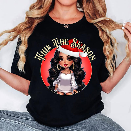 This The Season Tis The Season Women Mexican Christmas  Christmas Season  Holiday Season T-Shirt