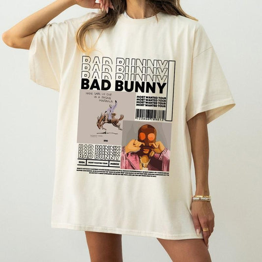 Bad Bunny Shirt, Most Wanted Tour Sweatshirt, Nadie Sabe Lo Que Va Pasar Manana Shirt, Benito Sweatshirt, Gift For Fan,Music Tour 2024 Shirt Streetwea