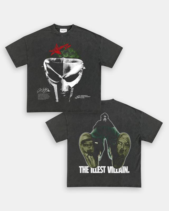 MF DOOM V3 TEE - [DS] , Free Shipping, Unisex T-Shirt, Sweatshirt, Tour shirt, Rapper Shirt, Graphic Shirt, big face tee, Cotton Man Menswear Top Hood