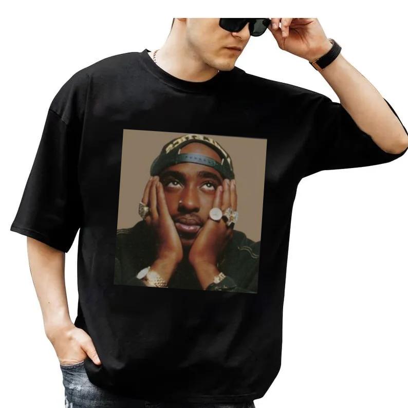 2pac 90s Shirt, 90s Bootleg Tupac Tshirt, Rapper Shirt, Hip Hop Legends Tee, Rapper Merch, Unisex Short Sleeve Tee