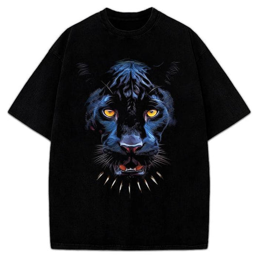 Black Panther Animal T-Shirt Chadwick Boseman Forever Tribute Tee Cotton Menswear