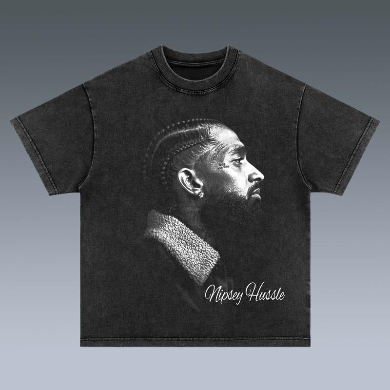 NIPSEY HUSSLE 2 SIDES Cotton Vintage Shirt To Match Sneaker Hiphop Clothing Rapper Merch Shirt, Hiphop Tour Concert 2024, Gift For Fan Y2K Aesthetic H