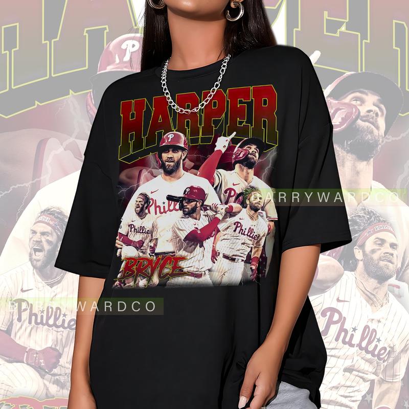 Bryce Harper Vintage 90s Shirt  Sweatshirt  Hoodies, Bryce Harper Shirt, Bryce Harper Graphic Tee, Baseball Shirt, Gift For Her and Him, sports sweate