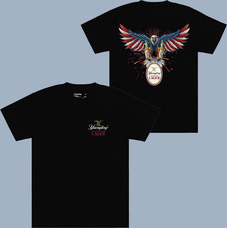 Yuengling Lager T-shirt - 2 Side - S To 3xl Sizes - For Him And Her - Mix And Match - Diverse Style Selection - Pick Your Shade