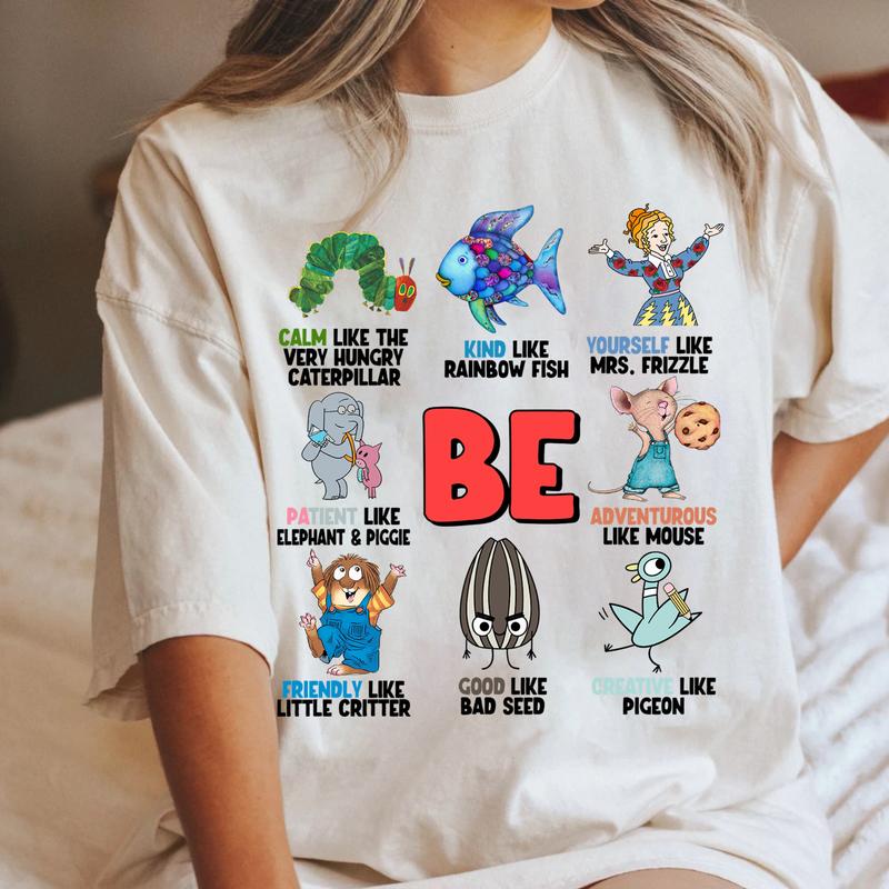 Children's Character Affirmations Shirt, I Still Read Children's Books Shirt, Book Lover Shirt,  ABC Affirmation Shirt, Teacher Characters Shirt, Funn