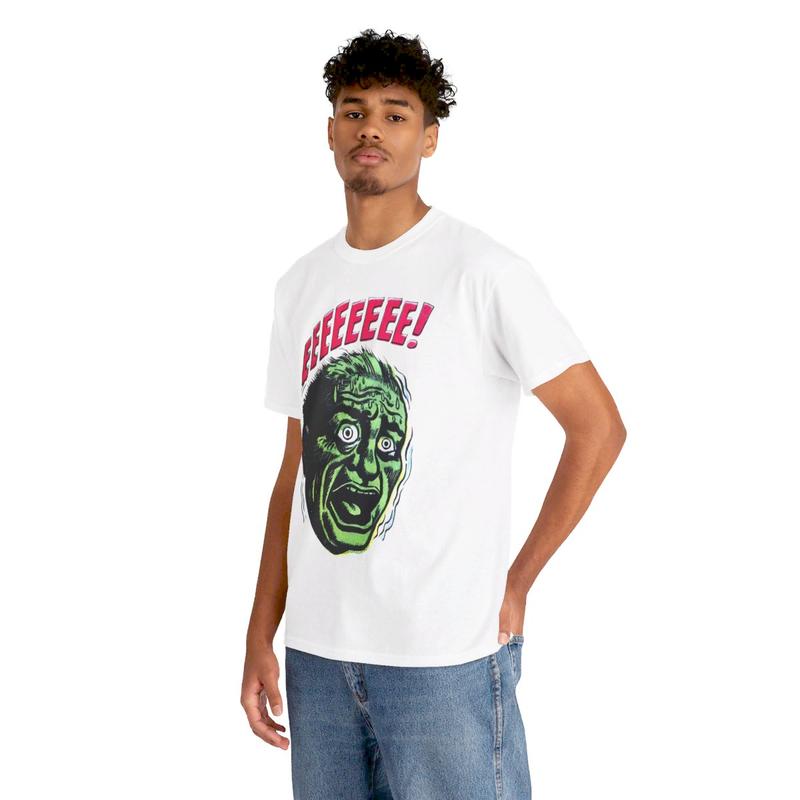 Big Head EEEEEEEEE Graphic Tee Casual Classic Cotton Menswear Retro Shirt T-Shirt Top Vintage Comfy