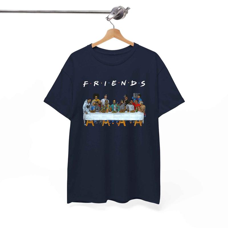 Friends Rapper Tshirt, Hip Hop Legends and Pioneers Tee, Gift For Fan