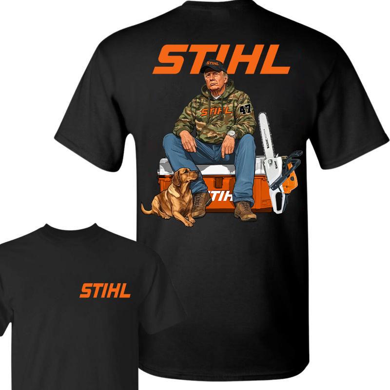 STIHL Trump hunting shirt, 47th president Trumpp Supporter shirt, Stihl Trump won 2024 shirt  for men and women
