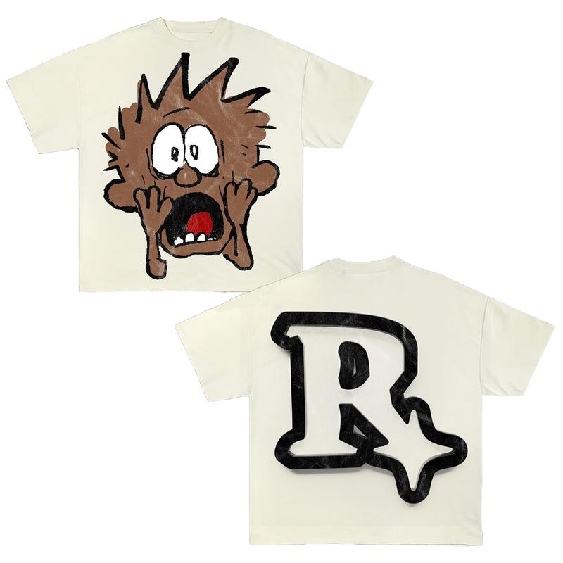 Y2K Graphic Retro Boy Personalize Printed Oversized Tshirt