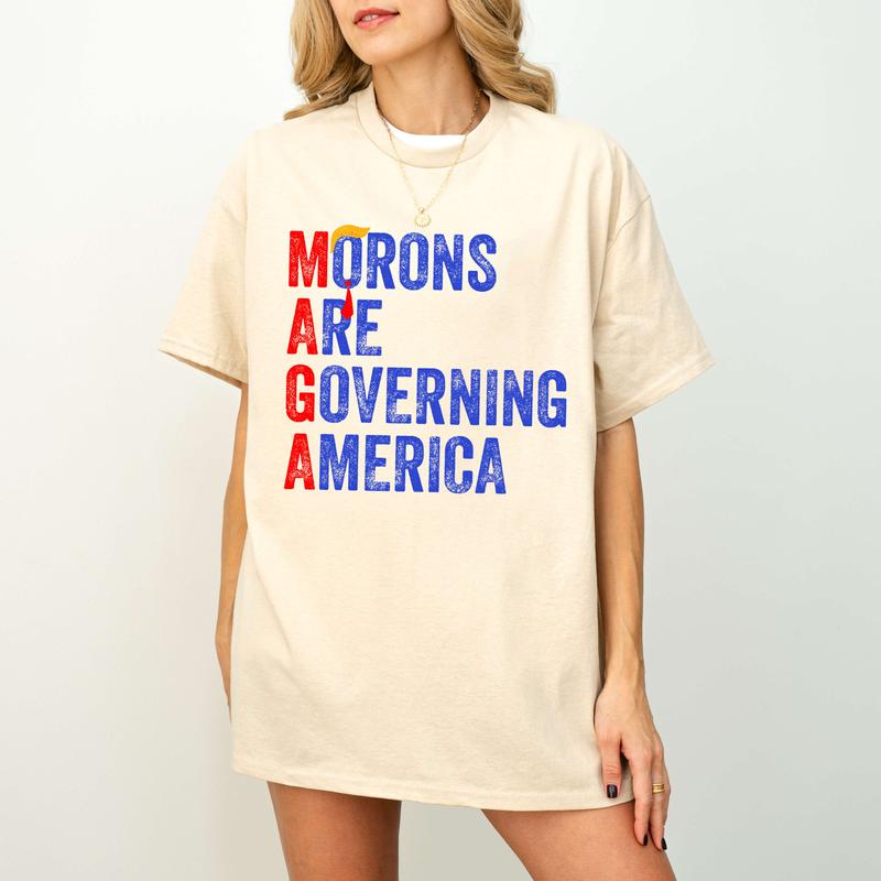 Maga Mor Are Governing America Shirt, Democrats Tshirt Sweatshirt Hoodie, Funny Shirt, Unisex Casual Graphic Tops