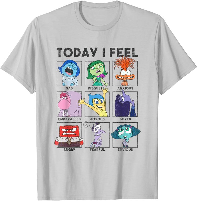 Today I Feel Emotion Shirt, Inside Out 2 Shirt, Therapy Shirt, Gift For Fan, Printed in US