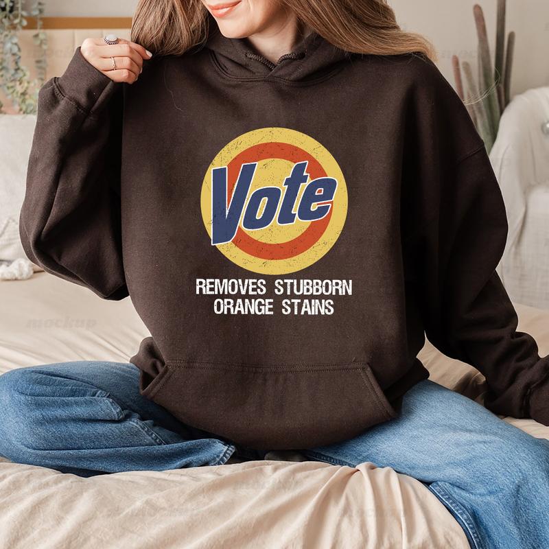 Vote Shirt, Anti Trump T-shirt, Vote Removes Tshirt, Kamala Harris Shirt, Election 2024, Harris 2024 Tee, Vote Removes Stubborn Orange Stains, Anti Tr