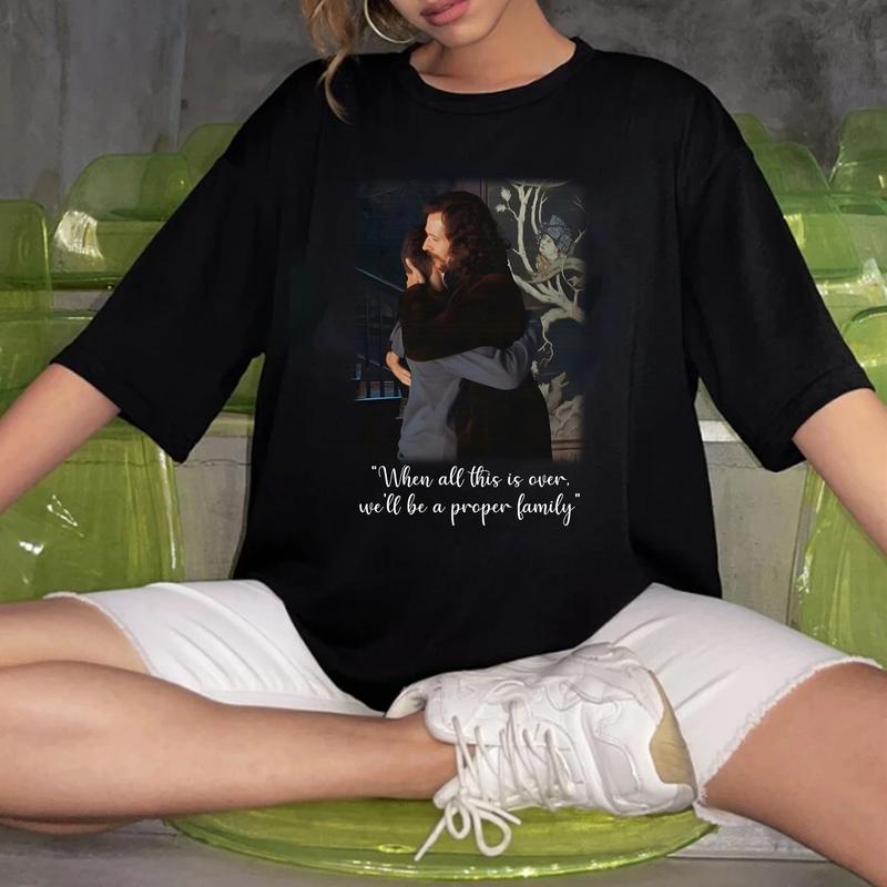 HP Father's Day Black Siriux and His God Son Sweatshirt Hoodie Shirt Cotton Fit, T-Shirt Father's Day Gift