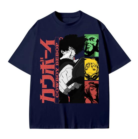 Cowboy Bebop T Shirt Men's Fashion Top Tee S to 5XL Cotton Menswear