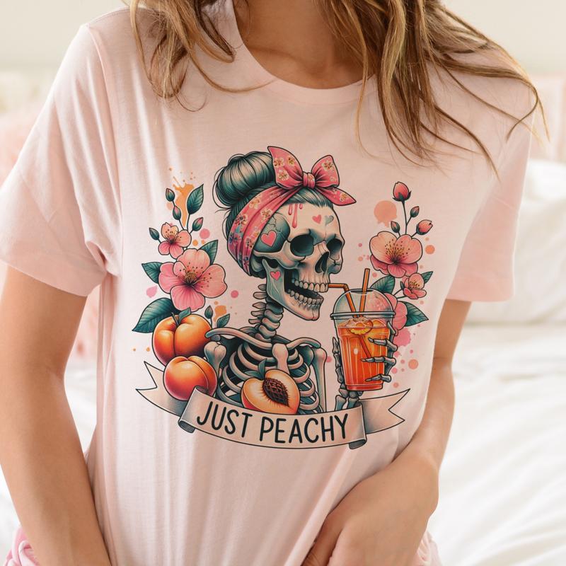 Karma Cafe Skull Tee  Better Late Tees Live Laugh Toaster Bath Tshirt Just Peachy Floral Skull Tshirt Never Better Skull T-Shirt  You Get What You Des