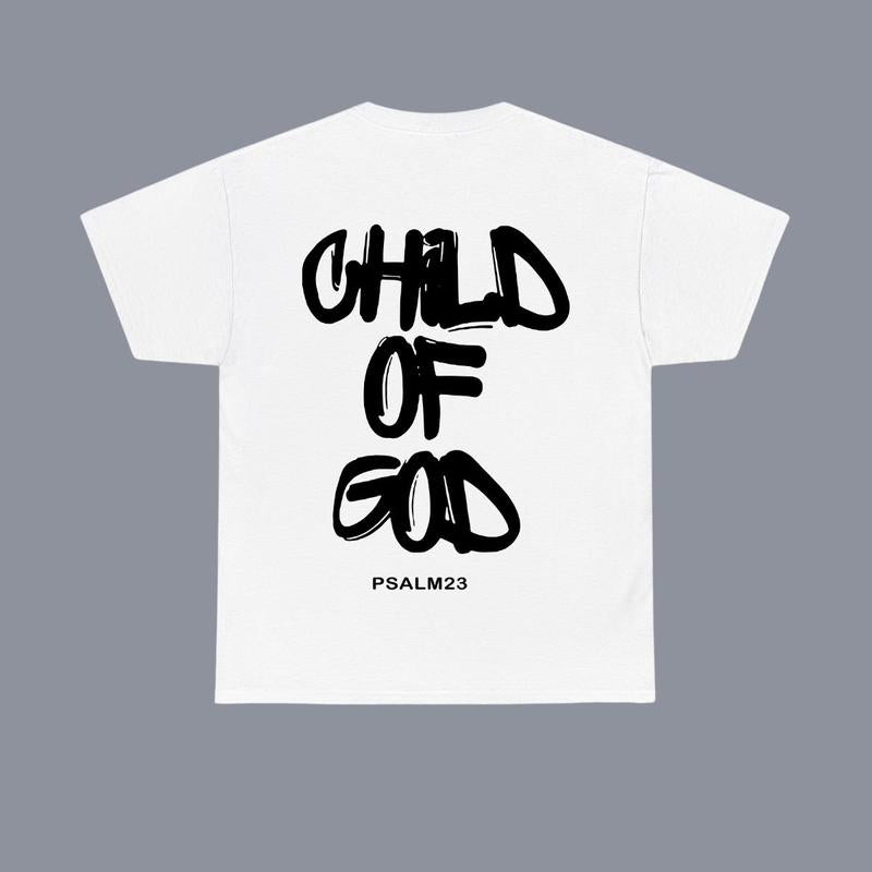 Vintage Child of God Backside Tshirt, Graphic Tee Shirt, Unisex Shirt, Shirt for Men & Women