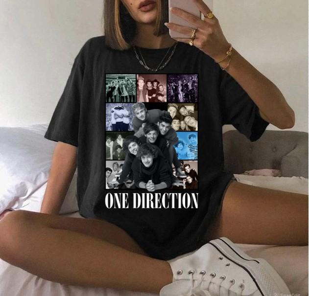Direction Concert Shirt, 1D One Direction Band, 1D Tee, One Direction Music Country Shirt, Gift for 1D Fans Casual Cotton Casual Cotton