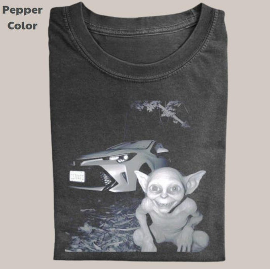The Lord of the Rings Vintage Tee, Gollum Car T-Shirt, Movie Graphic Tee, Unisex Meme Cringe Funny Dumb Shirts, Menswear Womenswear Streetwear