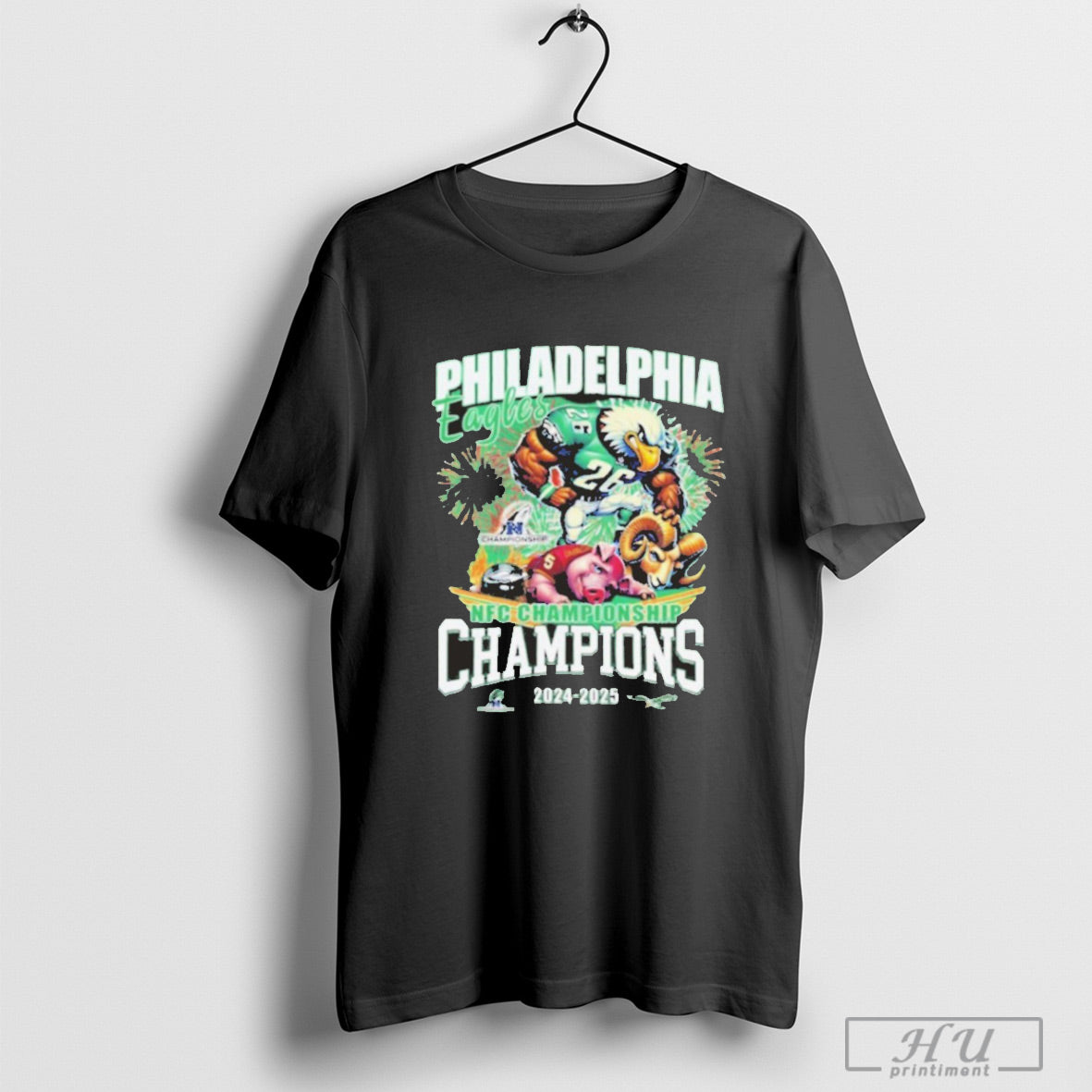 Philadelphia Eagles Nfc Championship Champions 2024 2025 T Shirt Sweatshirt