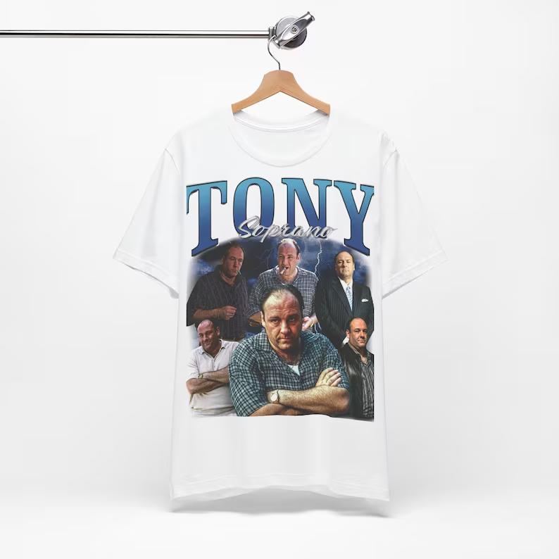 Tony Soprano Vintage Bootleg Shirt, 90s Bootleg Rap Tee, Graphic Design T-Shirt
