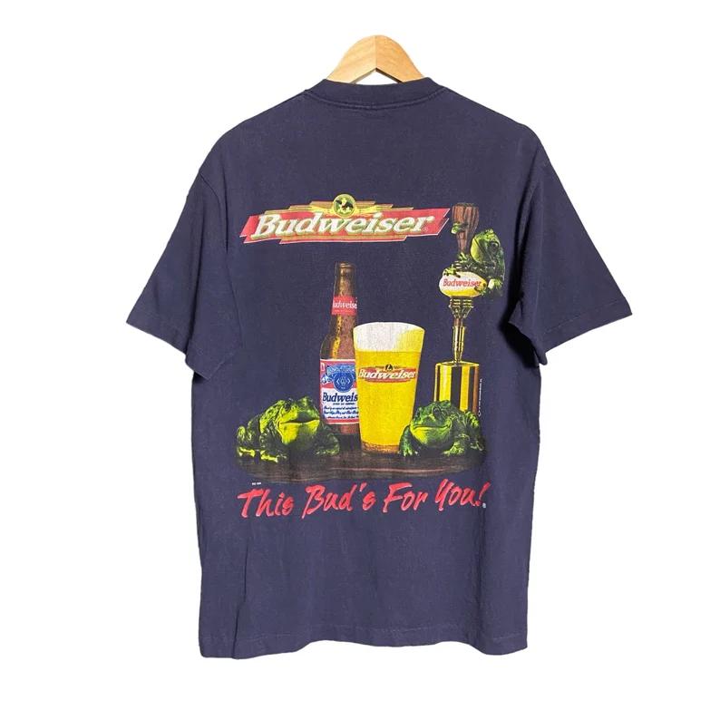 Vintage 90s Budweiser Frogs Single Stitch T-Shirt