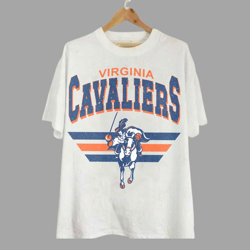 Virginia Cavaliers Vintage NCAA Sweatshirt, Unisex Virginia Football Shirt, Classic Sport Hoodie, Football Fans Gift, Cotton T-Shirt, Hoodie Sweatshir