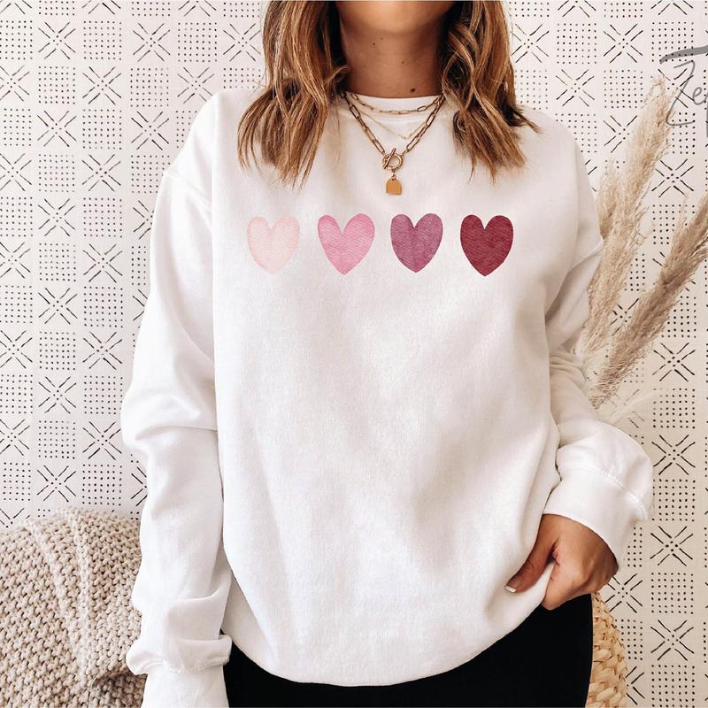 Valentine Heart Crewneck Sweatshirt, Hoodie, T-shirt