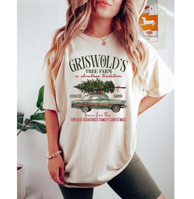 Griswold's Christmas Sweatshirt, Christmas Family, Tree Sweatshirt, Griswold's Tree Farm Since 1989 Sweatshirt, Cute Christmas hoodie