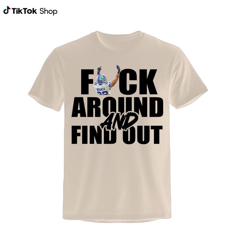 Branch F Around And Find Out T-shirts, Branch Football Shirt, Unisex Jersey Short Sleeve Tee