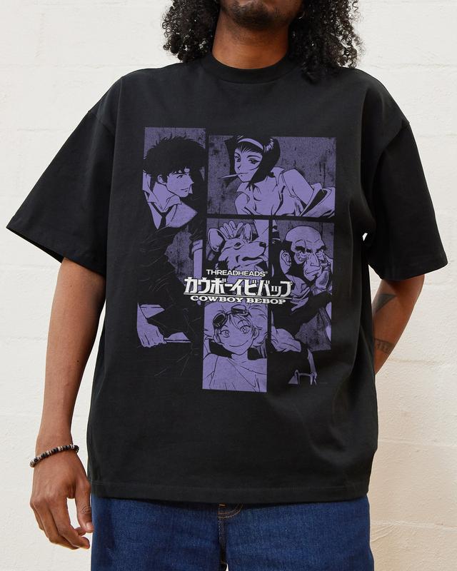 Cowboy Bebop Shirt, Cowboy Bebop The Gang unisex tshirt Cotton Menswear