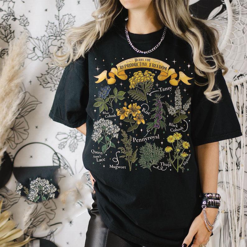 Women's Reproductive Health Png Digital Download, Herbs For Reproductive Freedom, Women's Rights Shirt Designs, Feminist Tshirt