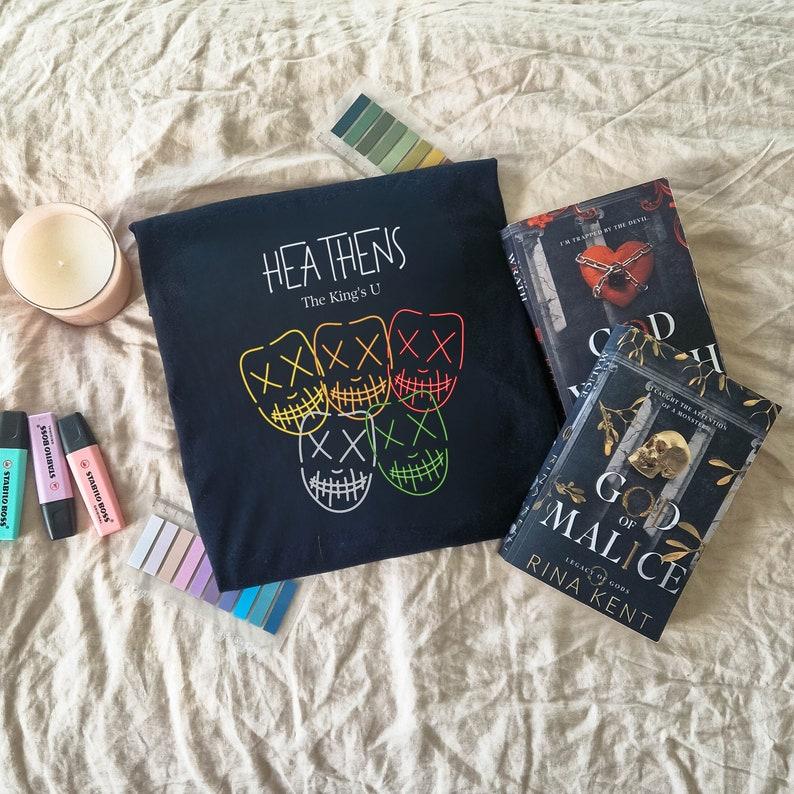 Legacy of Gods Heathens Sweatshirt, Rina Kent Merch, Smutty Readers Shirt, Dark Romance Shirt, Bookish Merch, Book Lover, Booktok Shirt, T-Shirts, Cre