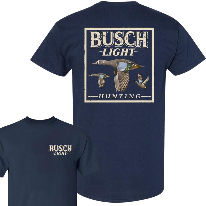 Busch Light Hunting Camo Duck T-Shirt, Unisex T-Shirt, Full Color T-Shirt, For Men, For Women