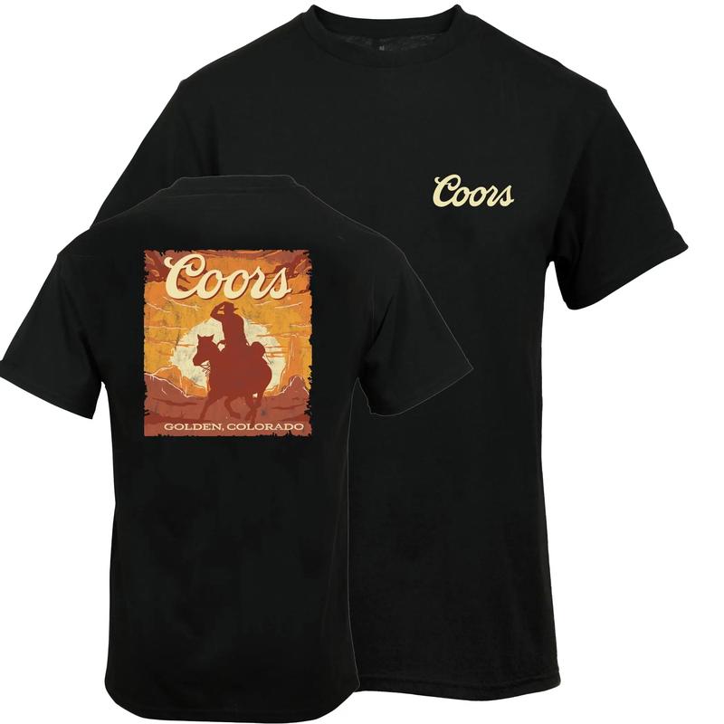 Coors Cowb T-shirt - 2 Side - Streetwear Essentials - Size Inclusivity - Unisex Fashion Choices - Trendy Styles Available - Plentiful Color Options